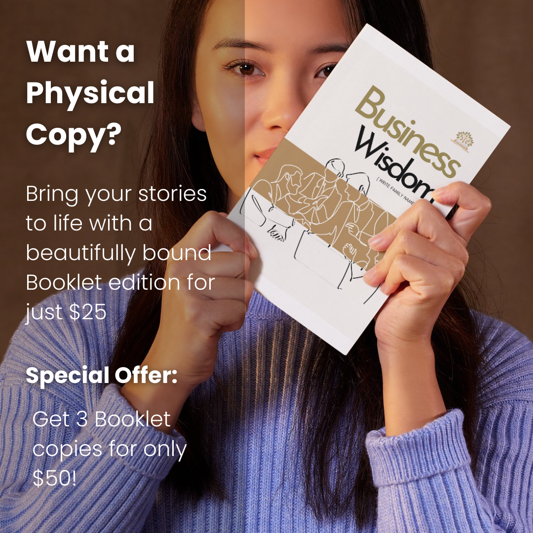 Digital and physical Business Wisdom eBook mockup.