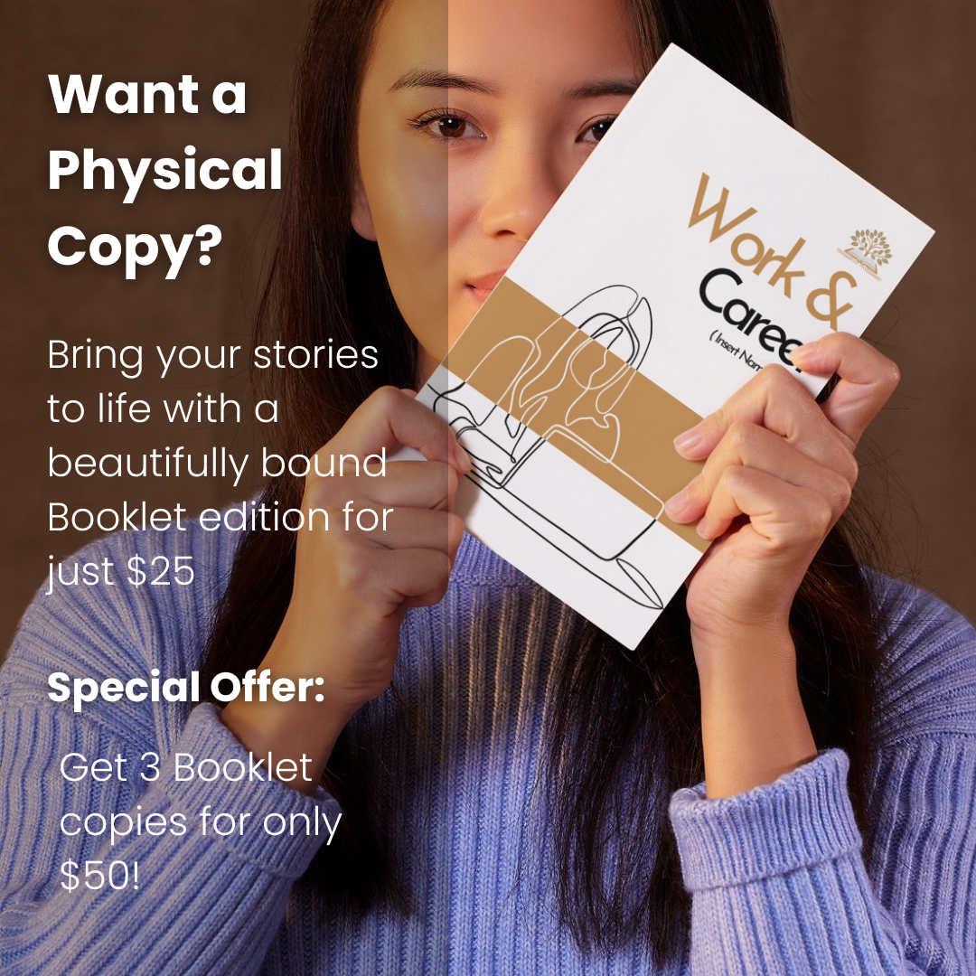 Digital and physical Work & Career Wisdom eBook mockup.