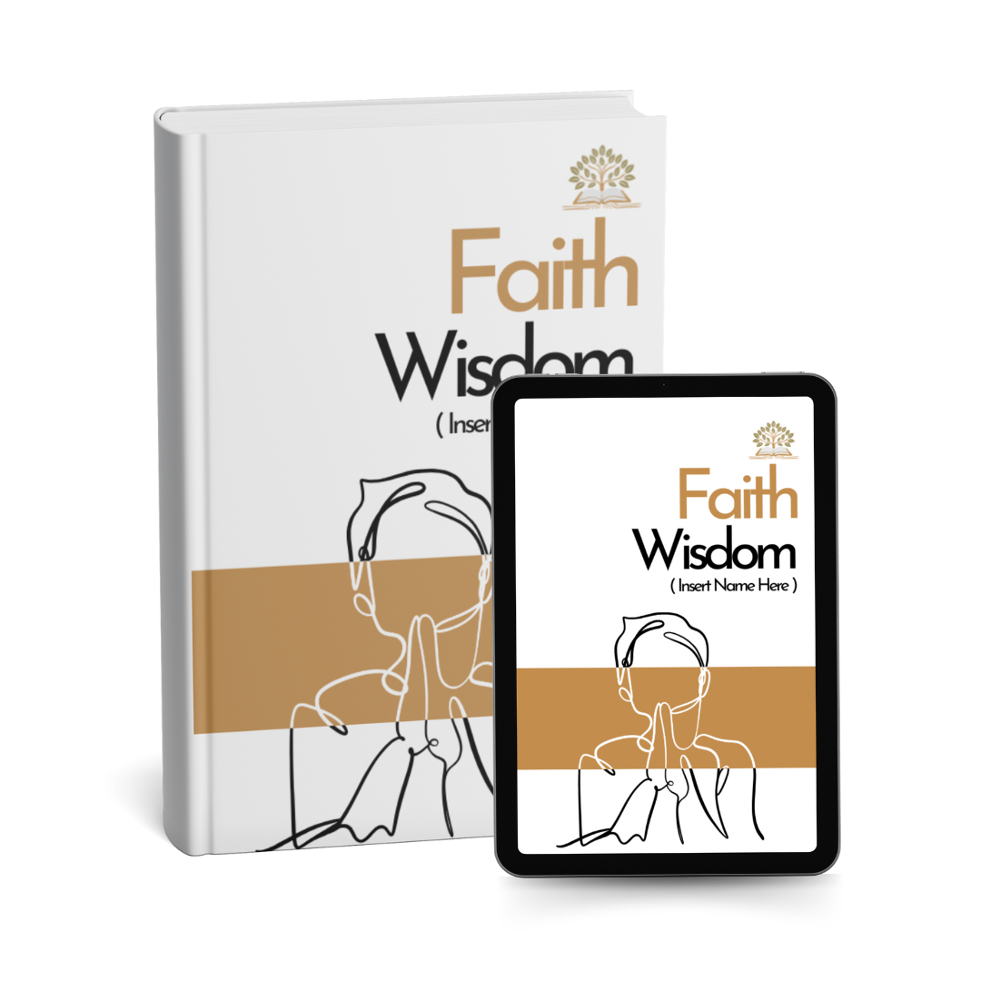 Digital and physical Spiritual Wisdom eBook mockup.